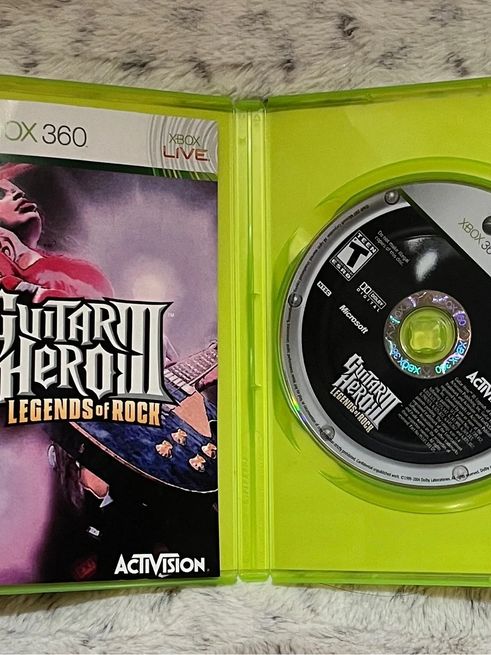 Gibson Xbox 360 Guitar Hero III – Tested Working